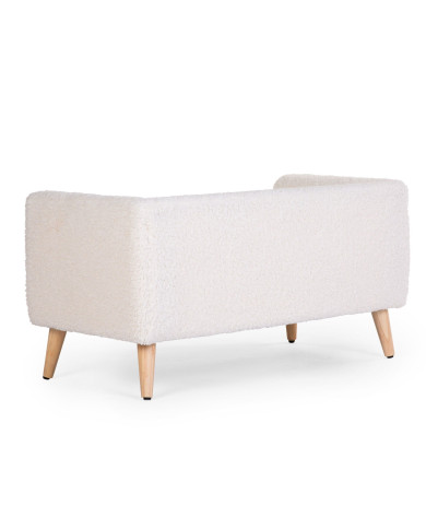CHILDHOME Bērnu Sofa Gulta TEDDY Off White - Komforts un Stils