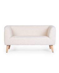 CHILDHOME Bērnu Sofa Gulta TEDDY Off White - Komforts un Stils