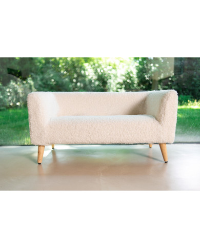 CHILDHOME Bērnu Sofa Gulta TEDDY Off White - Komforts un Stils