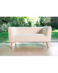 CHILDHOME Bērnu Sofa Gulta TEDDY Off White - Komforts un Stils