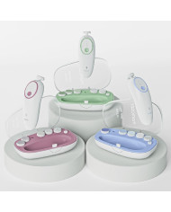 MOMCOZY elektriskā zīdaiņu un bērnu nagu vīlīte, rozā