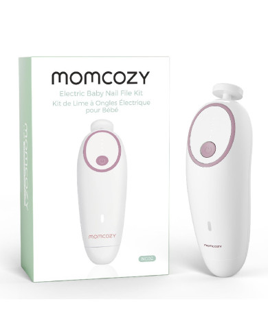 MOMCOZY elektriskā bērnu un zīdaiņu nagu vīle, rozā