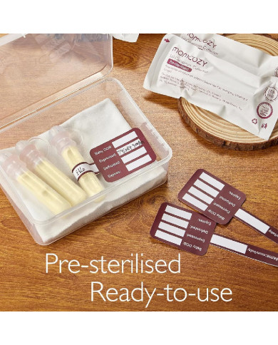 MOMCOZY mātes pirmpiena savākšanas tvertne, 2 gab.