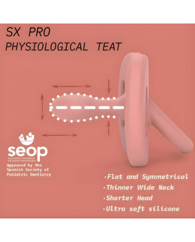 SUAVINEX Fizioloģiskais Silikona knupītis SX PRO 0-6 Mēn. Essence Green