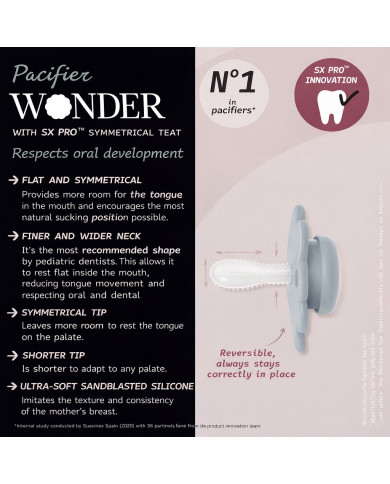 SUAVINEX SX PRO Wonder knupītis 6-18 mēn., 2 gab.