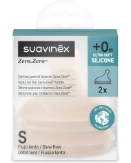 SUAVINEX Lēnas Plūsmas Zīdīšanas Uzgaļi Zero Zero Anti-Colic Pudeles