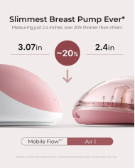 MOMCOZY Air 1 Ultra-Slim: Divkāršs Bezvadu Piensūcējs