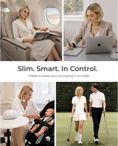 MOMCOZY Air 1 Ultra-Slim: Divkāršs Bezvadu Piensūcējs