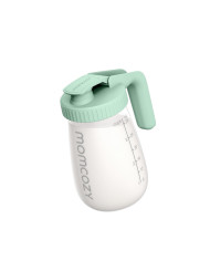 MOMCOZY Piena Uzglabāšanas Tvertne, 950 ml, Zaļa - Hermētiska un Daudzfunkcionāla