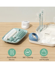 MOMCOZY 7 in 1 Zīdaiņu Pudelīšu Tīrīšanas Komplekts - Green