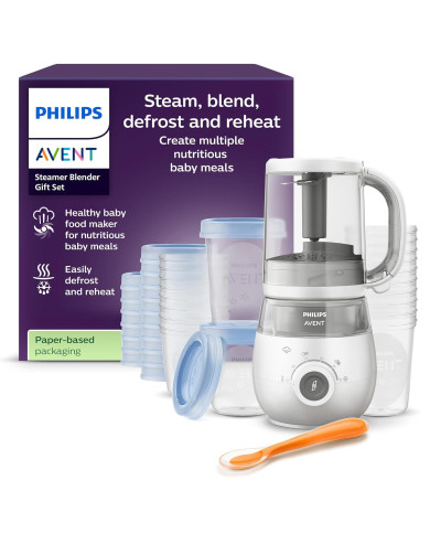 PHILIPS AVENT 4IN1 Tvaicētājs un Blenderis ar Trauku Komplektu