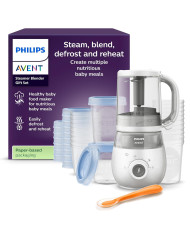 PHILIPS AVENT 4IN1 Tvaicētājs un Blenderis ar Trauku Komplektu