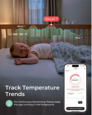 Momcozy Viedais Zīdaiņa Termometrs – Precizitāte un Kontrole