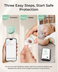 Momcozy Viedais Zīdaiņa Termometrs – Precizitāte un Kontrole