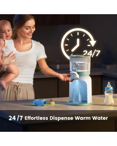 MOMCOZY Dual Lights Ūdens Sildītājs Nakts Barošanai