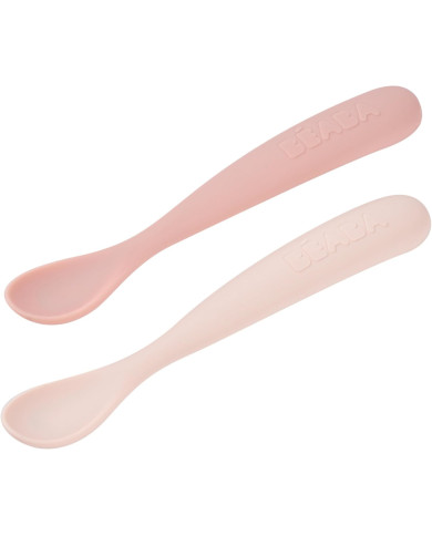 BEABA Silikona Karotīšu Komplekts - Cotton Candy/Marshmallow