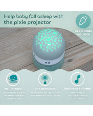 BEABA PIXIE Nakts Lampa - Lukturis ar Projekciju Sage Green