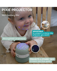 BEABA PIXIE Nakts Lampa - Lukturis ar Projekciju Sage Green