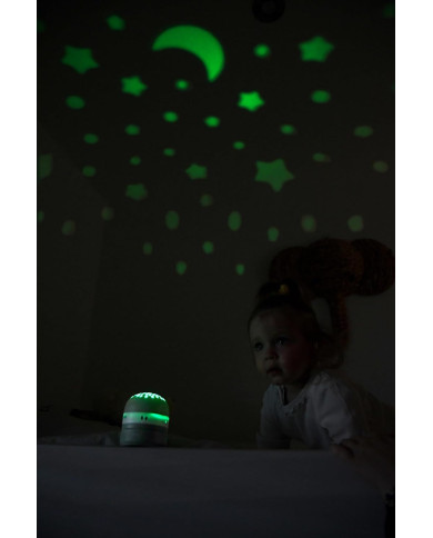 BEABA PIXIE Nakts Lampa - Lukturis ar Projekciju Sage Green