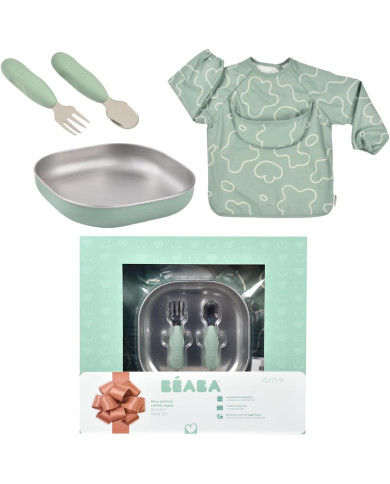 BEABA Pirmasis Baro Piederumu Komplekts Zīdainim – Sage Green