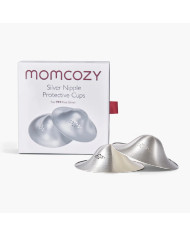 MOMCOZY 999 sudraba krūšu aizsargi 55 mm, 2 gab.