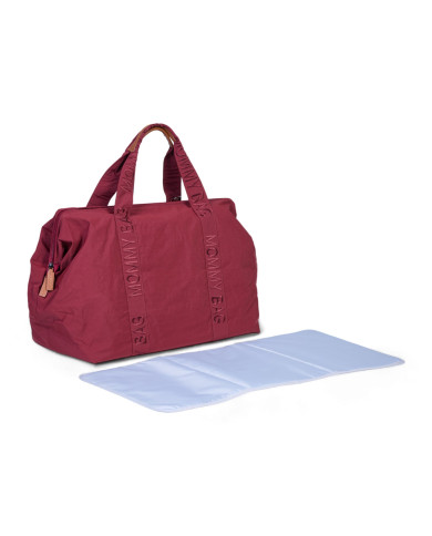 CHILDHOME Liels Mammas Piederumu Somas - Mommy Bag Signature Urban Burgund