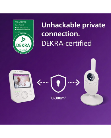 PHILIPS AVENT VIDEO AUKLE SCD891 – Uzticama Bērnu Uzraudzība