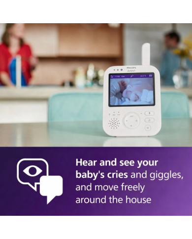 PHILIPS AVENT VIDEO AUKLE SCD891 – Uzticama Bērnu Uzraudzība