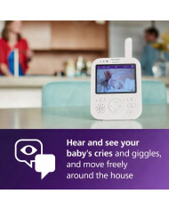 PHILIPS AVENT VIDEO AUKLE SCD891 – Uzticama Bērnu Uzraudzība