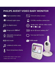 PHILIPS AVENT VIDEO AUKLE SCD891 – Uzticama Bērnu Uzraudzība