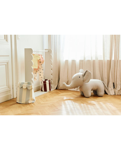 CHILDHOME Rotaļlietu Uzglabāšanas Grozs Biscuit Dreams 35x35 CM, Light Blue