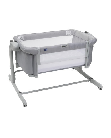 CHICCO NEXT2ME MAGIC EVO ŠŪPULIS, LIGHT GREY - Komforts un Drošība