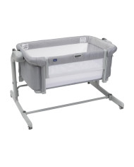 CHICCO NEXT2ME MAGIC EVO ŠŪPULIS, LIGHT GREY - Komforts un Drošība