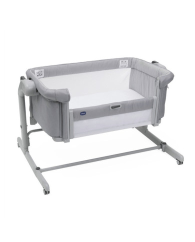 CHICCO NEXT2ME MAGIC EVO ŠŪPULIS, LIGHT GREY - Komforts un Drošība