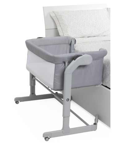 CHICCO NEXT2ME MAGIC EVO ŠŪPULIS, LIGHT GREY - Komforts un Drošība