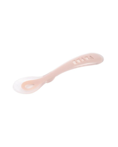 BEABA SĀKOTNĒJĀS BAROŠANAS SILIKONA KAROTE 8+ MĒN., OLD PINK