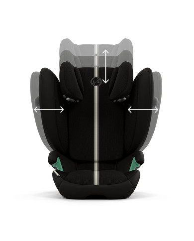 CYBEX Solution Plus G2 i-Fix Automašīnas Sēdeklis 15-36 kg, Moon Black