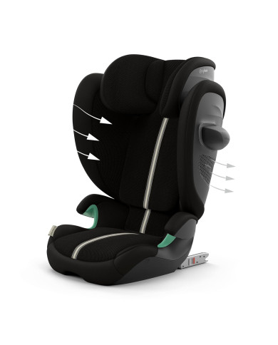 CYBEX Solution Plus G2 i-Fix Automašīnas Sēdeklis 15-36 kg, Moon Black