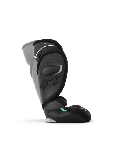 CYBEX Solution Plus G2 i-Fix Automašīnas Sēdeklis 15-36 kg, Moon Black