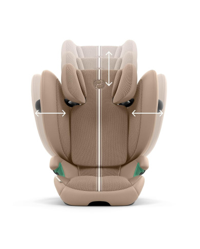CYBEX Solution Plus G2 i-Fix Autokrēsls 15-36 kg, Almond Beige