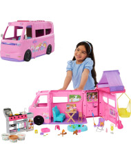 Leļļu Barbies Super Adventure Kemperis HRJ78 - Transformējams spēļu komplekts