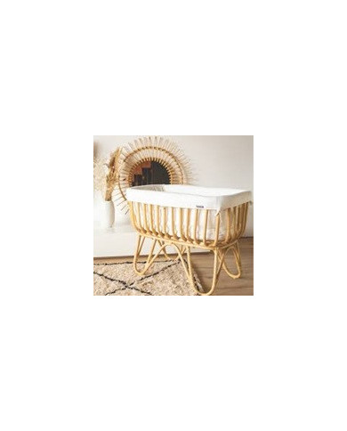 CHILDHOME Zīdaiņu gulta ar matraci un aizsardzību (90x50 cm)