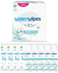 WATERWIPES SENSITIVE+ Mitrās Salvetes 8 Iepakojumi