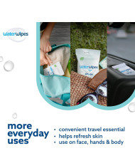 WATERWIPES SENSITIVE+ Mitrās Salvetes 8 Iepakojumi