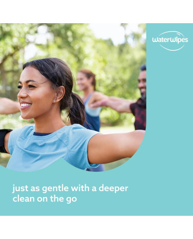 WATERWIPES SENSITIVE+ Mitrās Salvetes 8 Iepakojumi