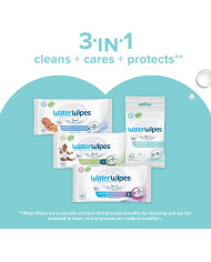 WATERWIPES SENSITIVE+ Mitrās Salvetes 8 Iepakojumi