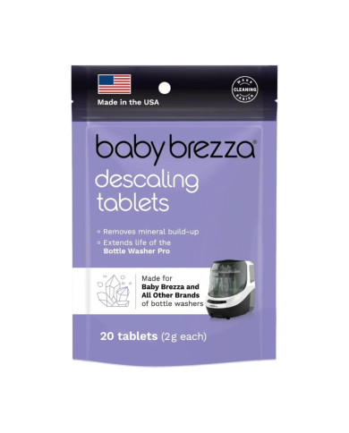 BABY BREZZA Pudeļu mazgātāja WASHER PRO atkaļķošanas tabletes, 20 gab.