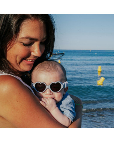 BEABA SAULESBRILLES ZĪDANIM, 0-9 MĒN, BABY HEART PEBBLE