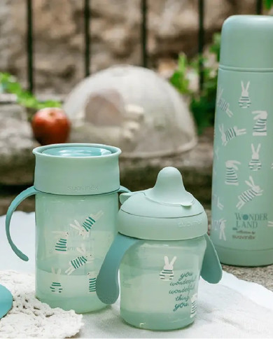 SUAVINEX NERŪDIJANČIO PLIENO TERMO PUDELE, 500 ML – WONDERLAND GREEN