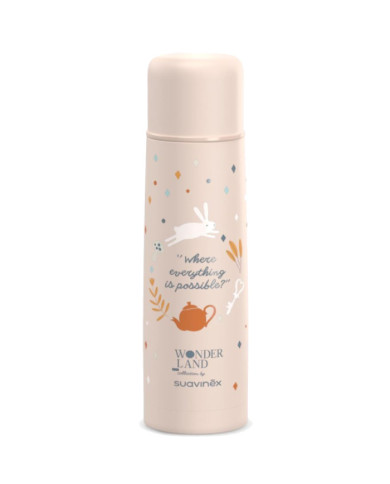SUAVINEX NERŪDIJANČIO PLIENO TERMO GERTUVĖ, 500 ML – WONDERLAND PINK